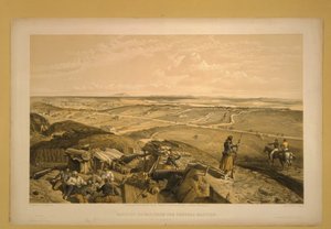 Das Bastion du Mat, Sewastopol, 1855 von William Crimea Simpson