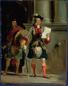 Prinz Charlie in Holyrood, 1833 von William Simson