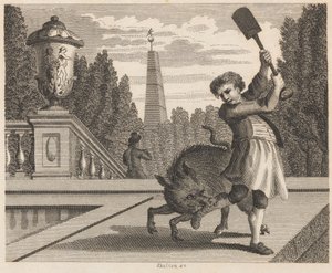 Der Gärtner und das Schwein von William Skelton