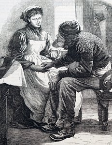 Ein älteres Paar (Gravur) von William Small