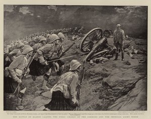 Die Schlacht von Elands Laagte, der letzte Angriff der Gordons und des Imperial Light Horse