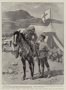 Der Rückzug aus Dundee, der Befehl, die Verwundeten zurückzulassen