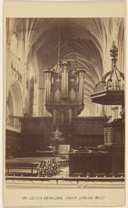 Exeter Kathedrale, Chor nach Westen blickend von William Spreat