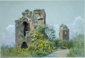 Trajansthermen (Sette Sale, Villa Brancaccio, Rom) von William Stanley Haseltine