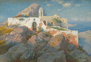 Santa Maria a Cetrella, Anacapri von William Stanley Haseltine