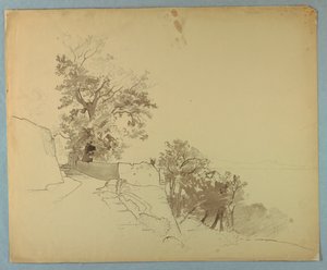 Studie einer Landschaft von William Stanley Haseltine