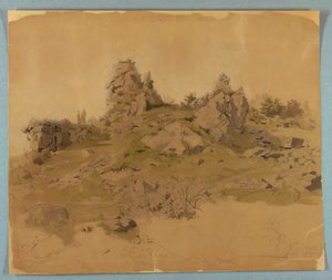Studie einer Landschaft