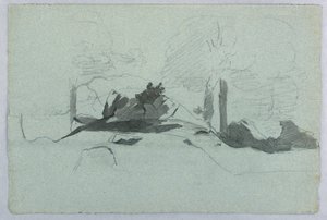 Studie einer Landschaft