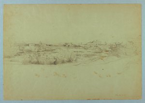 Studie einer Landschaft, Ostia, Italien von William Stanley Haseltine