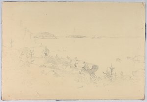 Studie einer Meereslandschaft. Porcupine Islands, Bar Harbor, ME