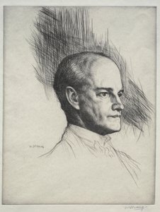 John Galsworthy, 1920 von William Strang