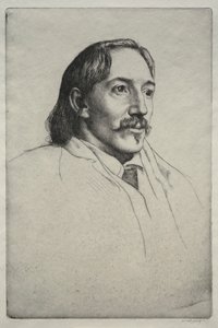 Robert Louis Balfour Stevenson von William Strang