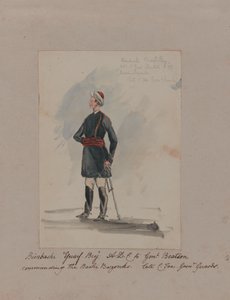 Bimbashi Yusuf Bey A.D.C. zu Genl. Beatson, Kommandant der Bashi Bazouks. Später C. Fox. Grenadier Guards von William Thomas Markham