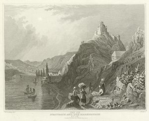 Braubach und die Marksburg von William Tombleson