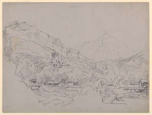 Landschaft, Meiringen, Schweiz