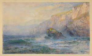 Studie nach "At Icart Point, Guernsey"