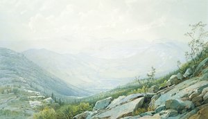 Die Mount Washington Range, vom Mount Kearsarge, 1872