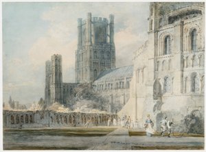 Ely Cathedral von Südosten von Joseph Mallord William Turner