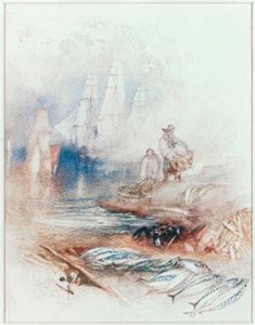 Makrelen am Strand von Joseph Mallord William Turner