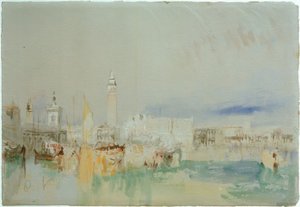 Die Dogana, Campanile von San Marco und der Dogenpalast von Joseph Mallord William Turner