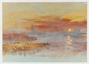 Der scharlachrote Sonnenuntergang von Joseph Mallord William Turner