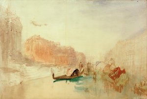 Die Stufen von Santa Maria della Salute, Blick auf den Canal Grande
