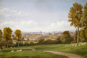 Blick auf Oxford von Headington, ca. 1803-1804 von Joseph Mallord William Turner