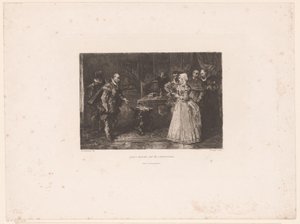 Alva besucht die Statthalterin Margaretha von Parma, 1567
