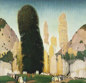 Eine Bergzeremonie, ca. 1930