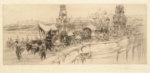 Toledo-Brücke (Puente de Toledo), Madrid von William Walcot
