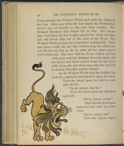 Illustration aus "Der wunderbare Zauberer von Oz" von Lyman Frank Baum von William Wallace Denslow