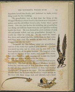 Illustration aus "Der wunderbare Zauberer von Oz" von Lyman Frank Baum von William Wallace Denslow
