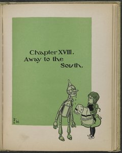 Illustration aus "Der wunderbare Zauberer von Oz" von Lyman Frank Baum von William Wallace Denslow