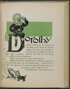 Illustration aus "Der wunderbare Zauberer von Oz" von Lyman Frank Baum von William Wallace Denslow