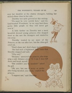 Illustration aus "Der wunderbare Zauberer von Oz" von Lyman Frank Baum von William Wallace Denslow