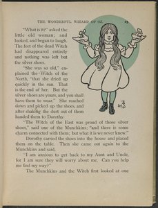 Illustration aus "Der wunderbare Zauberer von Oz" von Lyman Frank Baum von William Wallace Denslow