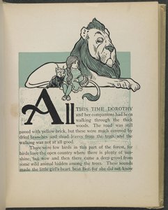 Illustration aus "Der wunderbare Zauberer von Oz" von Lyman Frank Baum von William Wallace Denslow