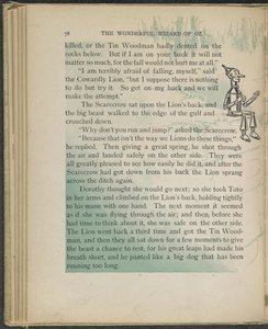 Illustration aus "Der wunderbare Zauberer von Oz" von Lyman Frank Baum von William Wallace Denslow