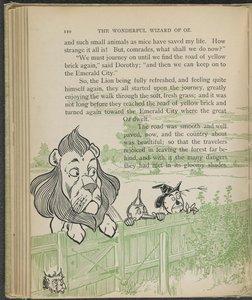Illustration aus "Der wunderbare Zauberer von Oz" von Lyman Frank Baum von William Wallace Denslow