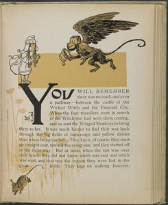 Illustration aus "Der wunderbare Zauberer von Oz" von Lyman Frank Baum von William Wallace Denslow