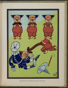 Illustration aus "Der wunderbare Zauberer von Oz" von Lyman Frank Baum von William Wallace Denslow