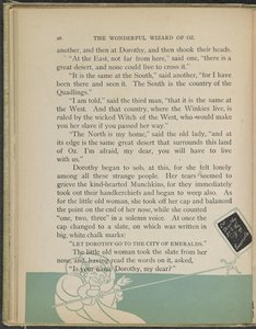 Illustration aus "Der wunderbare Zauberer von Oz" von Lyman Frank Baum von William Wallace Denslow