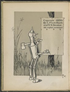 Illustration aus "Der wunderbare Zauberer von Oz" von Lyman Frank Baum von William Wallace Denslow