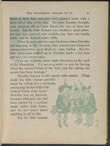 Illustration aus "Der wunderbare Zauberer von Oz" von Lyman Frank Baum von William Wallace Denslow