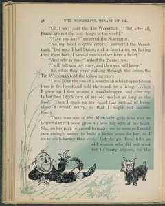 Illustration aus "Der wunderbare Zauberer von Oz" von Lyman Frank Baum von William Wallace Denslow