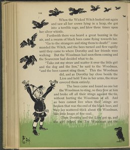 Illustration aus "Der wunderbare Zauberer von Oz" von Lyman Frank Baum von William Wallace Denslow