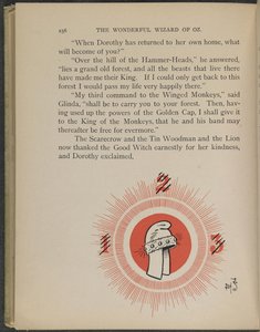 Illustration aus "Der wunderbare Zauberer von Oz" von Lyman Frank Baum von William Wallace Denslow