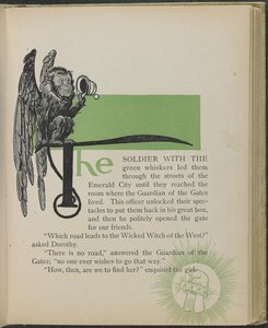 Illustration aus "Der wunderbare Zauberer von Oz" von Lyman Frank Baum von William Wallace Denslow