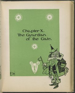 Illustration aus "Der wunderbare Zauberer von Oz" von Lyman Frank Baum von William Wallace Denslow