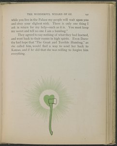 Illustration aus "Der wunderbare Zauberer von Oz" von Lyman Frank Baum von William Wallace Denslow